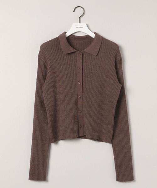 mysty woman（ミスティウーマン）の「ブークレ襟付きカーディガン 581462（カーディガン/ボレロ・レディース・アイボリー/ブルー/ブラウン・FREE）」の16枚目の写真