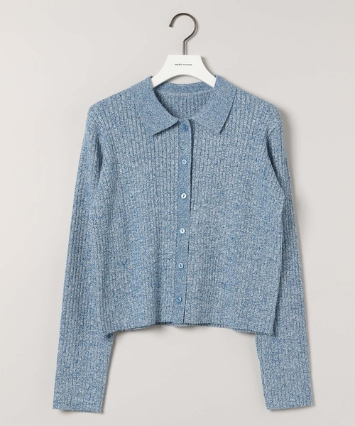 mysty woman（ミスティウーマン）の「ブークレ襟付きカーディガン 581462（カーディガン/ボレロ・レディース・アイボリー/ブルー/ブラウン・FREE）」の18枚目の写真