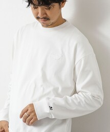 NOLLEY’S | 度詰め引き揃え天竺 クラフトクジラ ワンポイントロンT 25AW(Tシャツ/カットソー)