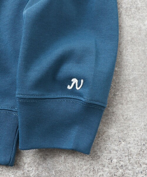 NOLLEY’S（ノーリーズ）の「度詰め引き揃え天竺 クラフトクジラ ワンポイントロンT 25AW（Tシャツ/カットソー・メンズ・ホワイト/グレイッシュベージュ/グレイッシュブルー・S/M/L/XL）」の22枚目の写真