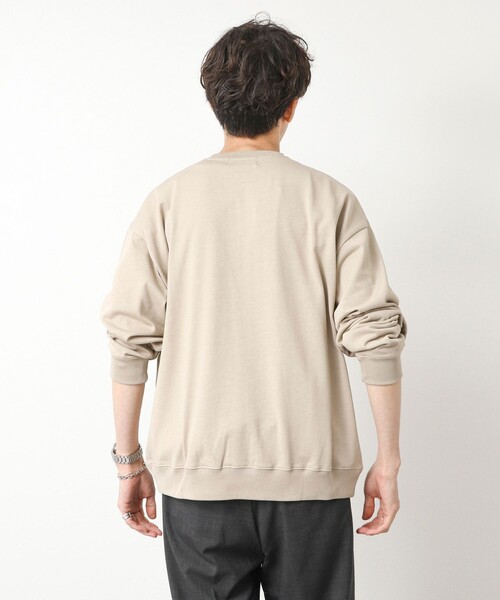 NOLLEY’S（ノーリーズ）の「度詰め引き揃え天竺 クラフトクジラ ワンポイントロンT 25AW（Tシャツ/カットソー・メンズ・ホワイト/グレイッシュベージュ/グレイッシュブルー・S/M/L/XL）」の18枚目の写真