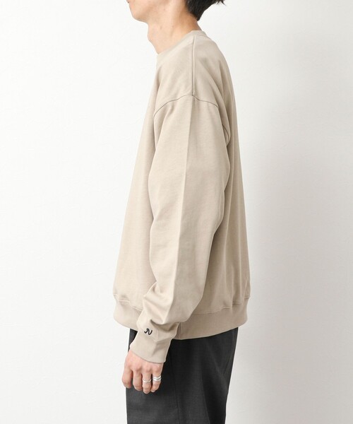 NOLLEY’S（ノーリーズ）の「度詰め引き揃え天竺 クラフトクジラ ワンポイントロンT 25AW（Tシャツ/カットソー・メンズ・ホワイト/グレイッシュベージュ/グレイッシュブルー・S/M/L/XL）」の11枚目の写真