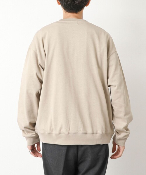 NOLLEY’S（ノーリーズ）の「度詰め引き揃え天竺 クラフトクジラ ワンポイントロンT 25AW（Tシャツ/カットソー・メンズ・ホワイト/グレイッシュベージュ/グレイッシュブルー・S/M/L/XL）」の12枚目の写真