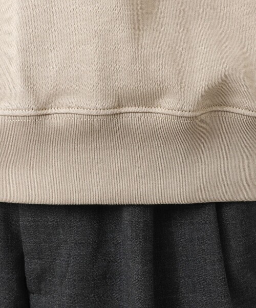 NOLLEY’S（ノーリーズ）の「度詰め引き揃え天竺 クラフトクジラ ワンポイントロンT 25AW（Tシャツ/カットソー・メンズ・ホワイト/グレイッシュベージュ/グレイッシュブルー・S/M/L/XL）」の7枚目の写真