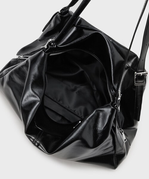 tk.TAKEO KIKUCHI(ティーケータケオキクチ)の「デフォーメッドボストンBAG(ボストンバッグ・メンズ・ブラック/ブラウン系1・00)」の21枚目の写真