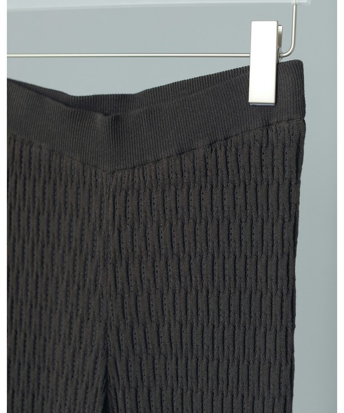 anuke(アンヌーク)の「Knit Flare Leggings(その他パンツ・レディース・ボルドー/チャコールグレー・38inch/36inch)」の8枚目の写真