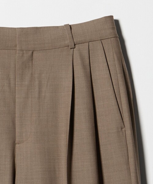 UNITED ARROWS(ユナイテッドアローズ)の「トロピカル 2タック ワイドパンツ ストレッチ(スラックス・レディース・ダークブラウン/モカ/ブラック/ダークグレー/その他9・34/36/38/40)」の22枚目の写真
