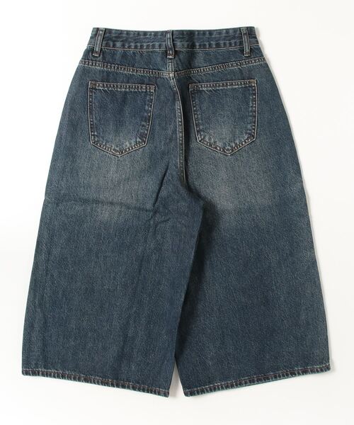 FREE STYLISTS(フリー スタイリスト)の「YUGA_YGMC Denim 3/4-length wide pants(デニムパンツ・レディース・インディゴブルー・XL/L/S/M)」の2枚目の写真