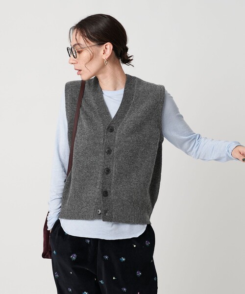 ニット ベスト グレー　ユナイテッドアローズ BEAUTY&YOUTH UNITED ARROWS ニットベスト グレー - メルカリ