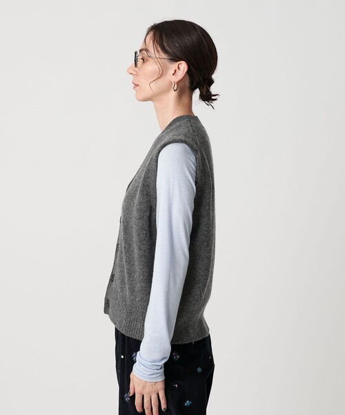 ウールカシミヤブレンド アクア ニットベスト（ベスト）｜BEAUTY&YOUTH