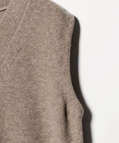 セール】ウールカシミヤブレンド アクア ニットベスト（ベスト