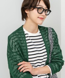 fort point（フォーポイント）の「【C-FORTPOINT/フォートポイント】シャリシャリ　シアーロングカーディガン（カーディガン/ボレロ）」