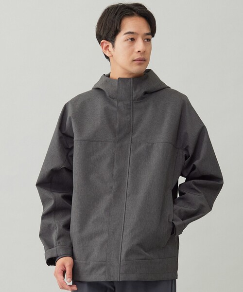 UNFILO(アンフィーロ)の「防風撥水 フードブルゾン(ブルゾン・メンズ・ブラック系/カーキ系/グレー系・X-LARGE/LARGE/MEDIUM/SMALL)」の5枚目の写真
