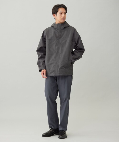 UNFILO(アンフィーロ)の「防風撥水 フードブルゾン(ブルゾン・メンズ・ブラック系/カーキ系/グレー系・X-LARGE/LARGE/MEDIUM/SMALL)」の6枚目の写真