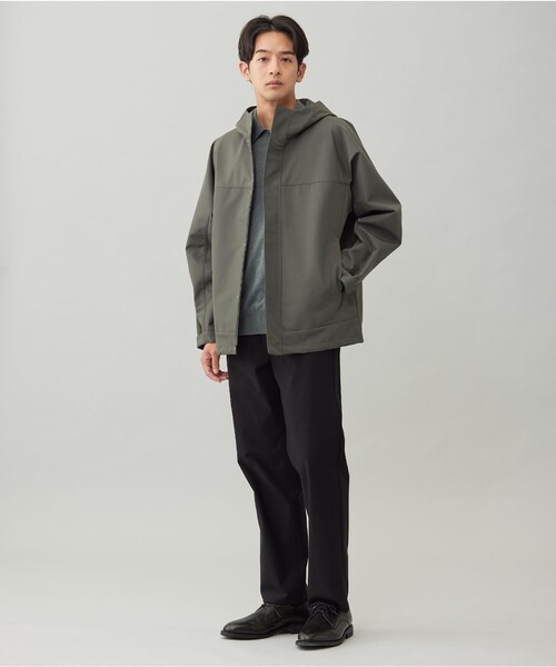 UNFILO(アンフィーロ)の「防風撥水 フードブルゾン(ブルゾン・メンズ・ブラック系/カーキ系/グレー系・X-LARGE/LARGE/MEDIUM/SMALL)」の16枚目の写真