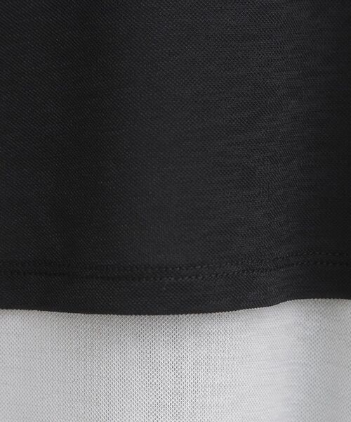 SHOO・LA・RUE(シューラルー)の「【S-LL/体型カバー】インせず着られる レイヤードトップス(Tシャツ/カットソー・レディース・イエロー系その他6/ブラック系4/ネイビー系/ベージュ系その他3・01/03/02/04)」の16枚目の写真
