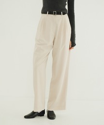 BASIC TUCK PANTS