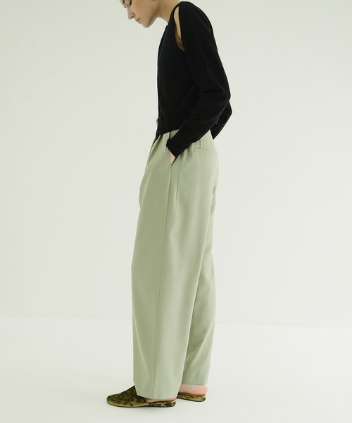 BASIC TUCK PANTS（スラックス）｜CLANE（クラネ）のファッション通販