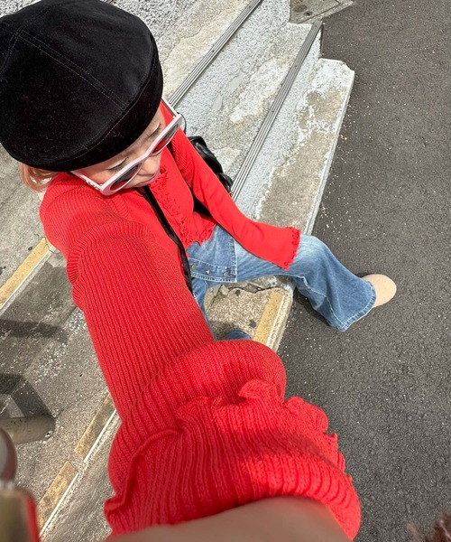 Alley Tokyo（アリートーキョー）の「ラップスカート巻きデニム（デニムパンツ・レディース・ブルー・FREE）」の13枚目の写真