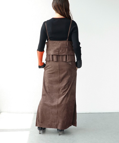 Cepica（セピカ）の「スエードスリップワンピース（ワンピース・レディース・ブラウン・FREE）」の8枚目の写真