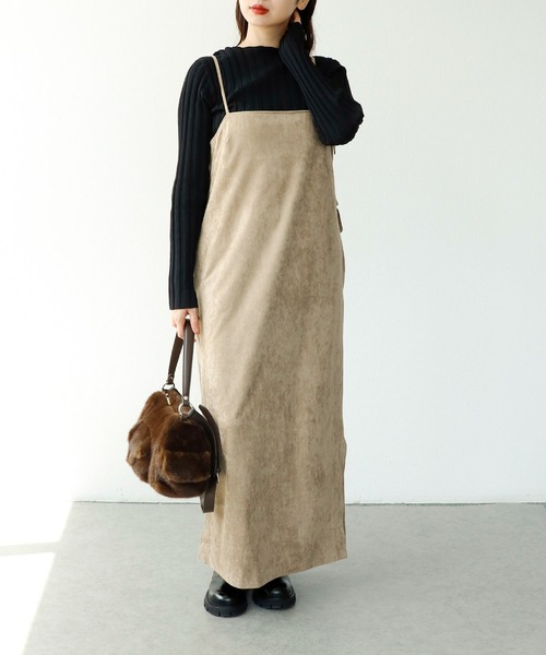 Cepica（セピカ）の「スエードスリップワンピース（ワンピース・レディース・ブラウン・FREE）」の11枚目の写真