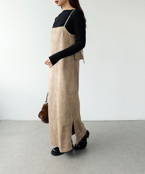 Cepica（セピカ）の「スエードスリップワンピース（ワンピース・レディース・ブラウン・FREE）」の12枚目の写真