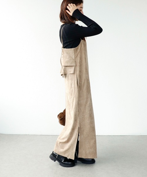 Cepica（セピカ）の「スエードスリップワンピース（ワンピース・レディース・ブラウン・FREE）」の13枚目の写真