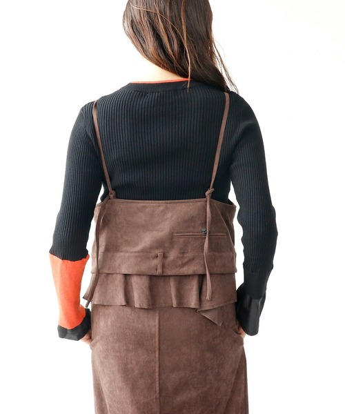 Cepica（セピカ）の「スエードスリップワンピース（ワンピース・レディース・ブラウン・FREE）」の10枚目の写真