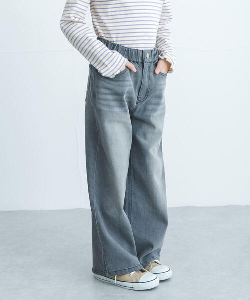 URBAN RESEARCH DOORS（アーバンリサーチドアーズ）の「デニムイージーパンツ(KIDS)（その他パンツ・キッズ・グレー/ブルー・120/105/135）」の16枚目の写真