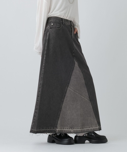 LEPSIM（レプシィム）の「リメイクデニムスカート　497362（デニムスカート・レディース・ブルー/ブラック・FREE）」の19枚目の写真