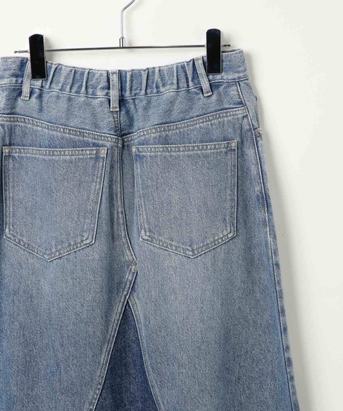 LEPSIM（レプシィム）の「リメイクデニムスカート　497362（デニムスカート・レディース・ブルー/ブラック・FREE）」の14枚目の写真