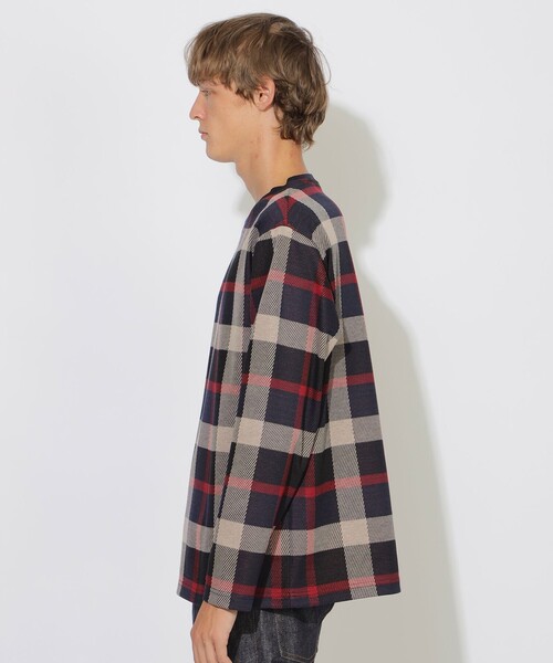CB CRESTBRIDGE(シービークレストブリッジ)の「クレストブリッジチェックプルオーバー(Tシャツ/カットソー・レディース・ブルー系その他7/ネイビー・2/1/3)」の6枚目の写真