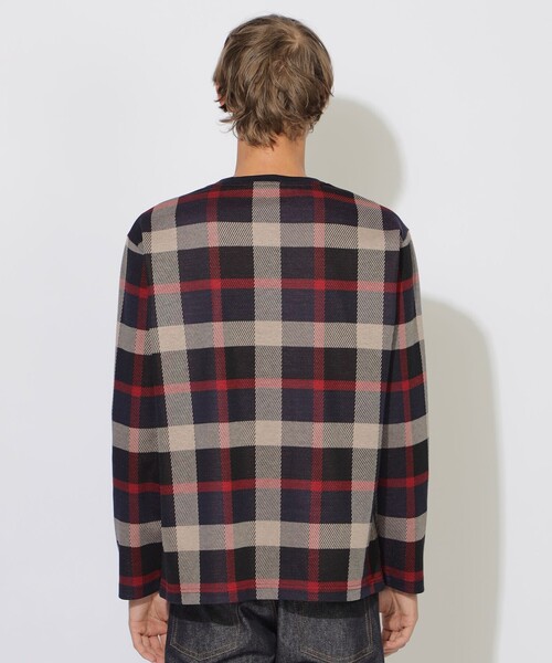 CB CRESTBRIDGE(シービークレストブリッジ)の「クレストブリッジチェックプルオーバー(Tシャツ/カットソー・レディース・ブルー系その他7/ネイビー・2/1/3)」の7枚目の写真