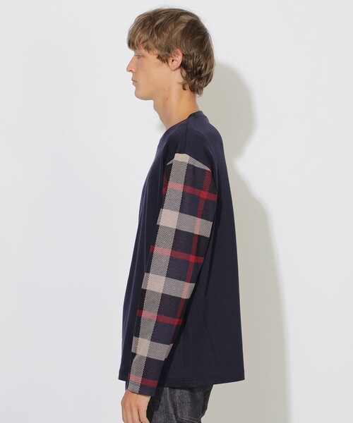 CB CRESTBRIDGE(シービークレストブリッジ)の「クレストブリッジチェックプルオーバー(Tシャツ/カットソー・レディース・ブルー系その他7/ネイビー・2/1/3)」の12枚目の写真