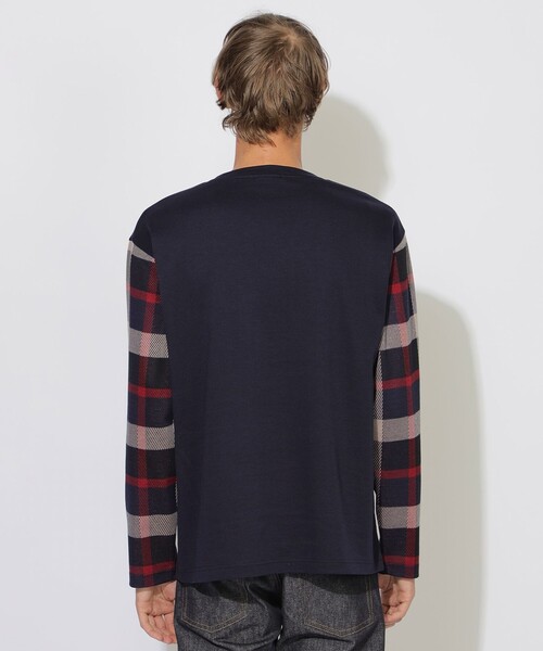 CB CRESTBRIDGE(シービークレストブリッジ)の「クレストブリッジチェックプルオーバー(Tシャツ/カットソー・レディース・ブルー系その他7/ネイビー・2/1/3)」の13枚目の写真