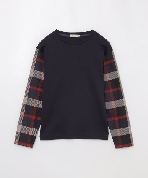 CB CRESTBRIDGE(シービークレストブリッジ)の「クレストブリッジチェックプルオーバー(Tシャツ/カットソー・レディース・ブルー系その他7/ネイビー・2/1/3)」の14枚目の写真