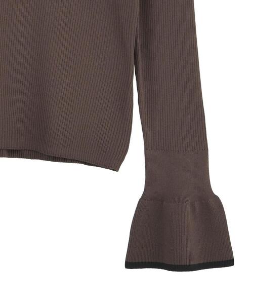 Tiara（ティアラ）の「ハイネックリブニット（ニット/セーター・レディース・ブラック/イエロー/ボルドー/ブラウン・FREE）」の18枚目の写真