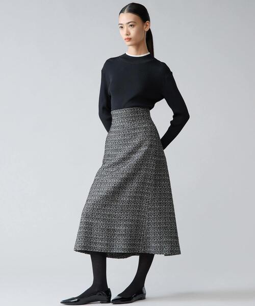 Tiara（ティアラ）の「ハイネックリブニット（ニット/セーター・レディース・ブラック/イエロー/ボルドー/ブラウン・FREE）」の17枚目の写真