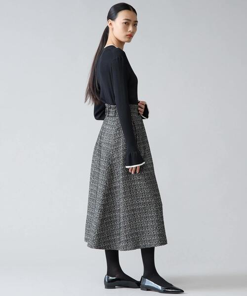 Tiara（ティアラ）の「ハイネックリブニット（ニット/セーター・レディース・ブラック/イエロー/ボルドー/ブラウン・FREE）」の12枚目の写真