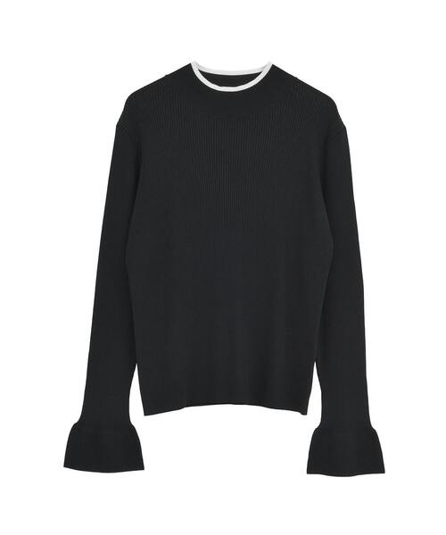 Tiara（ティアラ）の「ハイネックリブニット（ニット/セーター・レディース・ブラック/イエロー/ボルドー/ブラウン・FREE）」の14枚目の写真