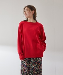 QUEENS COURT | シアバターボートネックニット≪手洗い可能≫(ニット/セーター)