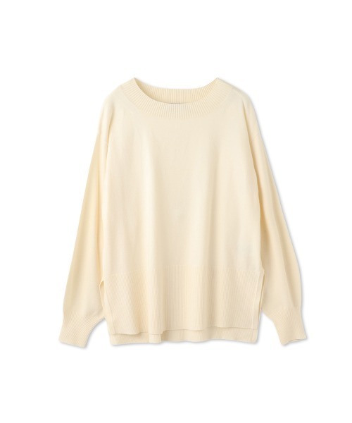 QUEENS COURT（クイーンズコート）の「シアバターボートネックニット≪手洗い可能≫（ニット/セーター・レディース・ブラック/オフホワイト/レッド/ライトグレー/サックスブルー・M）」の16枚目の写真