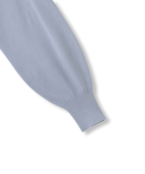 QUEENS COURT（クイーンズコート）の「シアバターボートネックニット≪手洗い可能≫（ニット/セーター・レディース・ブラック/オフホワイト/レッド/ライトグレー/サックスブルー・M）」の9枚目の写真