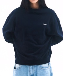 AMESWORLDWIDE | A'GEM/9 × .kom 『AMESWORLDWIDE/アメスワールドワイド』 BASIC SMALL LOGO SWEATSHIRT/ベーシック スモールロゴスウェットシャツ(スウェット)