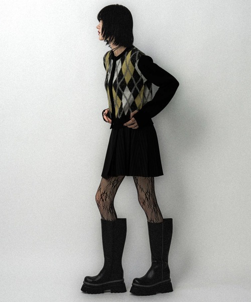 HARE ハイショクラインロングブーツ HARE（ハレ）の「ハイショクラインロングブーツ(HARE)（ブーツ）」 - WEAR