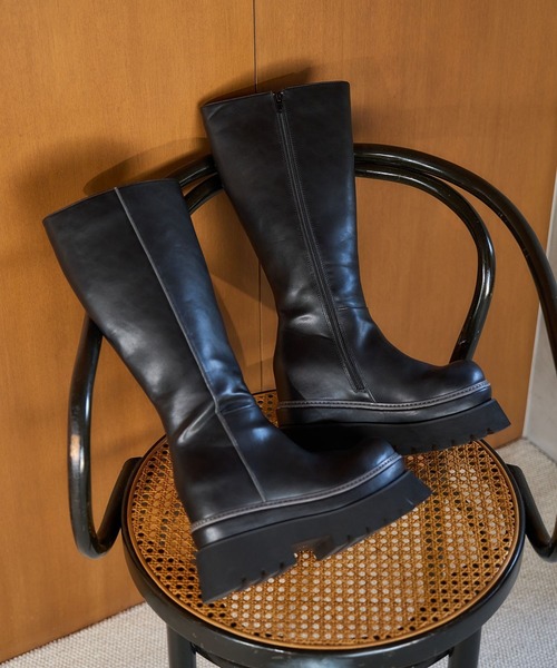 セール】ハイショクラインロングブーツ(HARE)（ブーツ）｜HARE（ハレ