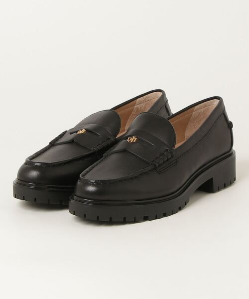LAUREN RALPH LAUREN（ローレン ラルフ ローレン）の「ローレン ラルフ ローレン MARLI FLATS マーリー フラット  ローファー（ローファー・レディース・ブラック/タン・60/65/70/75/55）」の8枚目の写真