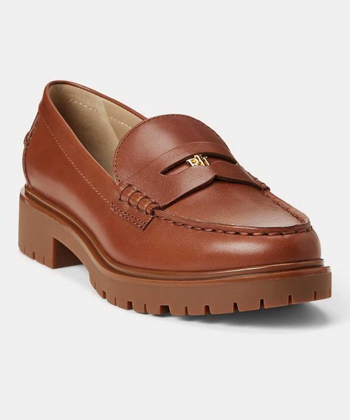 LAUREN RALPH LAUREN（ローレン ラルフ ローレン）の「ローレン ラルフ ローレン MARLI FLATS マーリー フラット  ローファー（ローファー・レディース・ブラック/タン・60/65/70/75/55）」の10枚目の写真