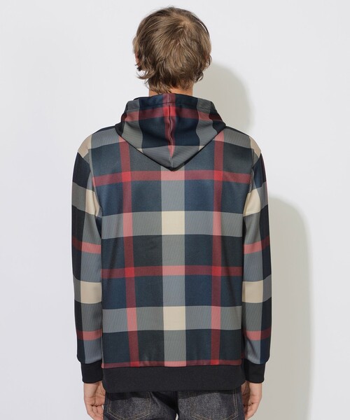 BLUE LABEL CRESTBRIDGE(ブルーレーベルクレストブリッジ)の「クレストブリッジチェックフーディー(パーカー・レディース・ブルー系その他7/グリーン系その他・1/2/3)」の7枚目の写真