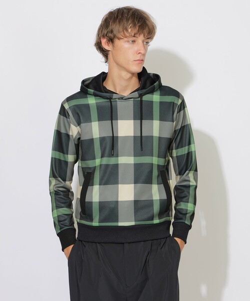 BLUE LABEL CRESTBRIDGE(ブルーレーベルクレストブリッジ)の「クレストブリッジチェックフーディー(パーカー・レディース・ブルー系その他7/グリーン系その他・1/2/3)」の9枚目の写真